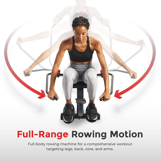 Sunny Health & Fitness Smart Full Motion Rower