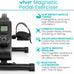 Vive Under Desk Bike Pedal Exerciser - Stationary Exercise Leg Peddler
