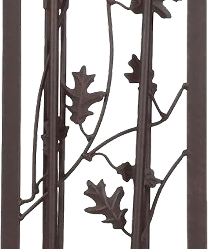 Panacea Fireplace Tool Set 5 Piece, Oak Leaf 30", Colonial Brown