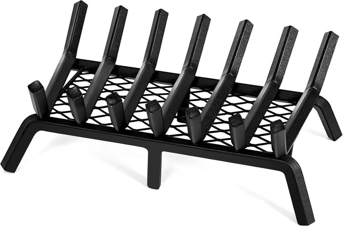 INNO STAGE 21 Inch Fireplace Grate with Ember Retainer