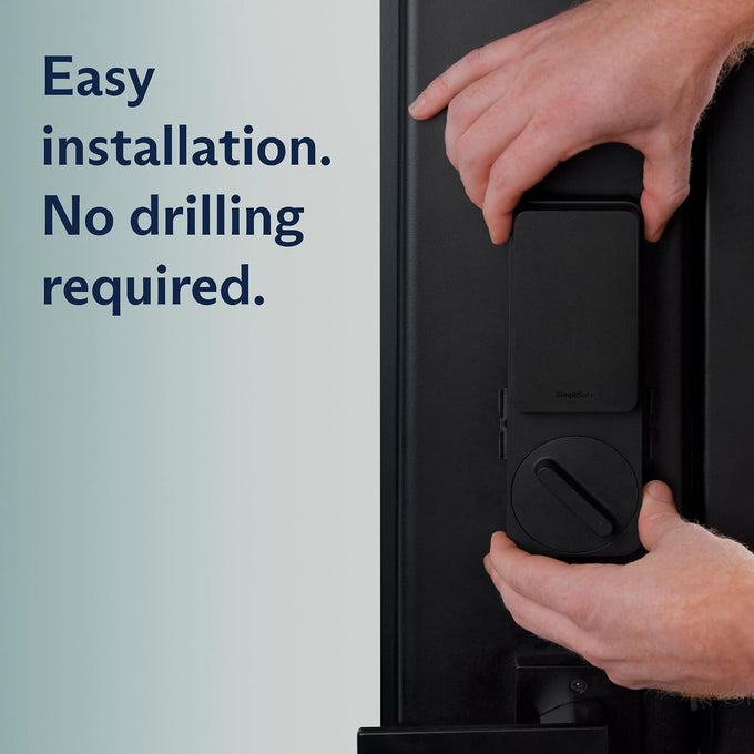 SimpliSafe Smart Lock Series 2 (White) for The Gen 3 Home Security System