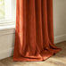 MIULEE Fall Burnt Orange Blackout Velvet Curtains 108 Inch Long 52"x108"