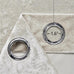SMILETIME Ivory White Crushed Velvet Curtains 52x96 inch Grommet- 2 Panels
