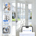TEEHO TE018 Smart Keypad Door Lock with Handle, App Control, Satin Nickle