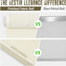 HESTIA No Drill Light Filtering Cellular Shades, Ivory, 38.5" W x 64" H