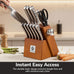 imarku 14-Piece Japanese Gyutou Stainless Steel Kitchen Knife Set