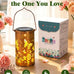 DIBIEECN Birthday Gifts for Women, Solar Lanterns, Butterfly, 4 Pack