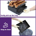 Mxclimate Fireplace Ash Tray Fireplace Log Grate kit,Ember Holder Fireplace Pan for Ash Collection,14'' Firewood Log Burning Rack Fire Grates for Indoor Outdoor Pit Camping Firepit