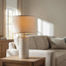 AIEAMPDO 23'' Set of 2 Modern Ceramic Table Lamps for Living Room Bedroom