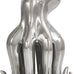 Deco 79 Glass Octopus Decorative Sculpture Cute Ombre Home Decor Statue with Curved Tentacles, Accent Figurine 9" x 9" x 8", Dark Blue