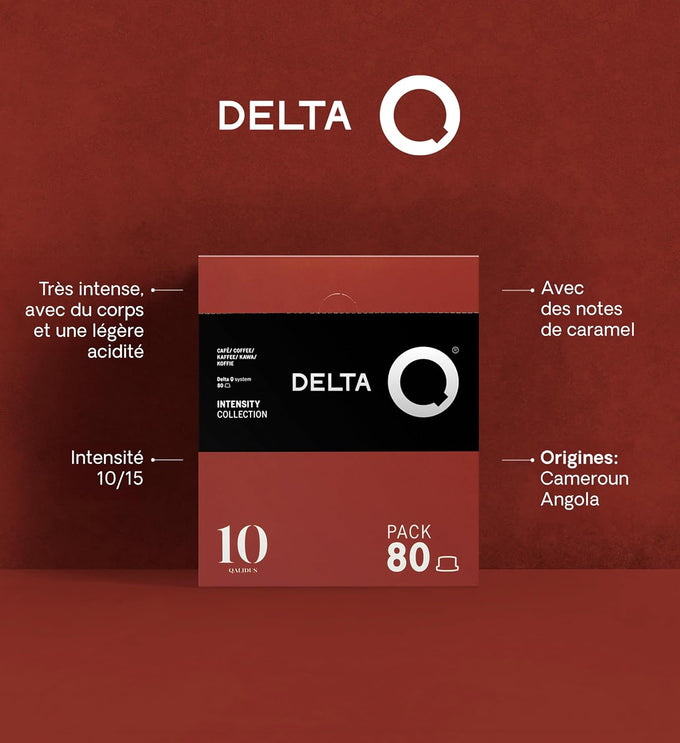 Delta Q Qalidus Coffee Pods for Delta Q Machines, 80 Capsules (XXL Pack)