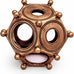 Lord of Battles Roman Bronze Metal Dodecahedron | Lost-Wax Cast Ancient Artifact Replica | Mysterious Relic for Collectors & History Lovers - 82 Grams (Solid Bronze (Antique))