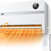 DREO Smart Wall Heater, 1500W Space Heater for Bedroom, White, Standard