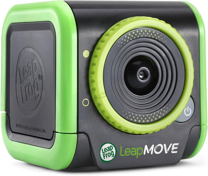 LeapFrog LeapMove Active Learning Video Game System for children aged 4-7 years. This interactive system features 25 preloaded games and adventures, exploring math, spelling, and phonics through movement across three learning levels.