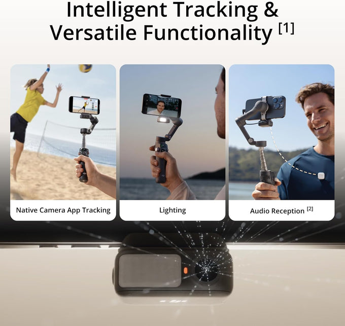 DJI Osmo Mobile 7P Gimbal Stabilizer for iPhone & Android, Native Tracking