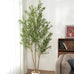 Olive Tree 6FT Fake Tree Faux Plants Indoor with Pot
