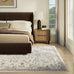 Abani Oriental & Vintage Area Rug - 4'x6' Cream Rectangle Rug for Living Room & Bedroom - Alara Vintage Collection