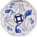 SAFAVIEH Furniture - Cloud 9 Decorative Garden Stool - Blue - Ceramic - Artisan Hand-Painted Design - Ideal for Living Room, Patio, Garden - Fully Assembled (ACS4557A)