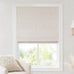 Madison Park Roman Shade, Blackout Blinds Thermal Insulated, 35x64 Linen