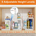 REALINN Under Sink Organizer, White 2 Pack Height Adjustable