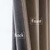 MIULEE Velvet Curtains 52x108 inches 2 Panels Light Taupe Blackout Curtains