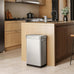 EKO Deluxe Mirage-T 50 Liter / 13.2 Gallon Touchless Rectangular Motion Sensor Trash Can or Recycling Bin, Matte Stainless Steel Finish