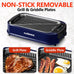 Smokeless Grill, CUSIMAX Electric Indoor Grill Griddle Portable Korean BBQ