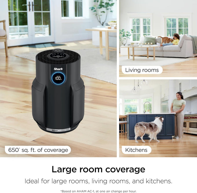 Shark NeverChange Air Purifier, HP152, Charcoal