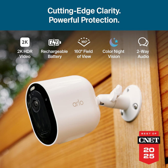 Arlo Pro Wireless Security Camera 2K HDR (6th Gen) - 4-Cam