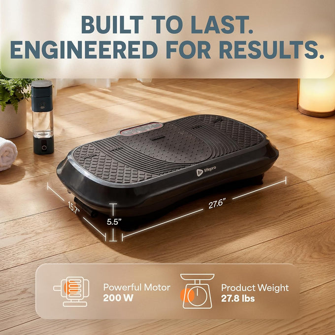 Lifepro Waver Vibration Plate Exercise Machine with 99 Speeds & 10 Presets