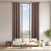 Best Home Fashion 18 FT Grommet Curtain, 1 Panel, 52 x 216, Mocha