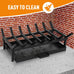 Fireplace Grate with Ash Pan & Log Holder, 20 inch