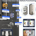 Veise VE012W WiFi Fingerprint Smart Lock for Front Door, Satin Nickel