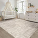 LOONGRUG 8x10 Area Rugs Washable Neutral Modern Rug for Living Room Brown