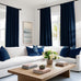 PONY DANCE 100% Blackout Cutains 108 inch Length 2 Panels Set, W52 x L108
