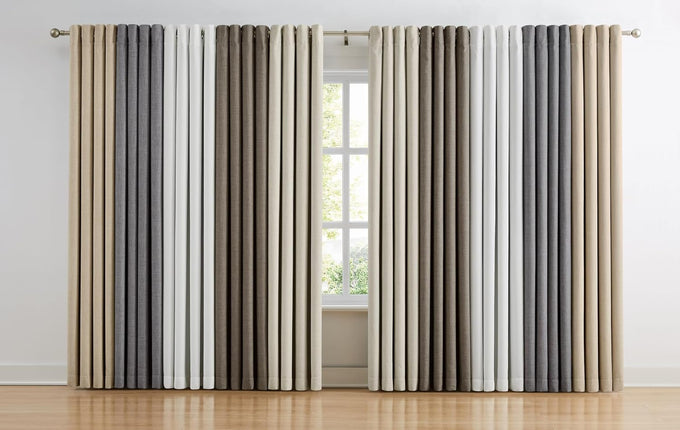 THERMALBARRIER™ I-SNAP™ Insulated Grommeted Panel Pair with Removable Liner Wheat 52x84