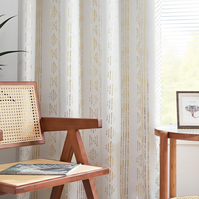 jinchan Boho Blackout Curtains 108 Inches Long for Bedroom Living Room