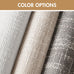 Madison Park Roman Shade, Blackout Blinds Thermal Insulated, 35x64 Linen