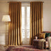 NICETOWN Gold Brown Velvet Curtains for Living Room, 2 Panels, W52 x L144