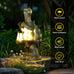 17-Inch Solar Turtle Garden Statue with LED Lantern Outdoor Decor
