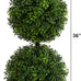 Nearly Natural 36 in Artificial Triple Ball Boxwood Topiary Tree with Pot