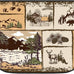 Demissle Fireplace Hearth Rug, Bear, 24 x 59 Inch