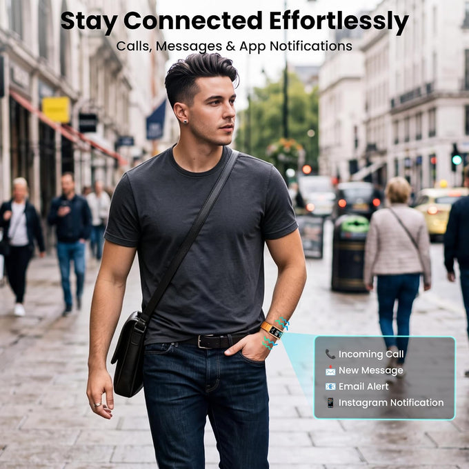 Fitness Tracker with Heart Rate & Sleep Tracking