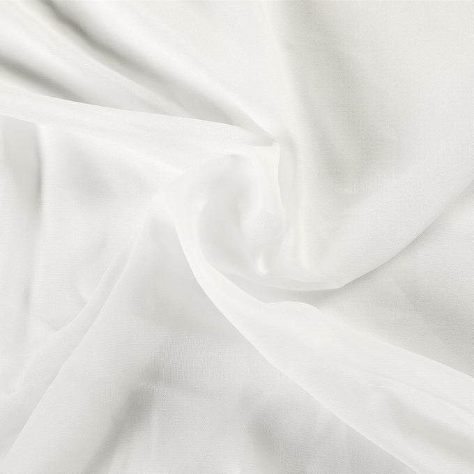 TWOPAGES Beige Pinch Pleated Voile Sheer Window Curtain, 36Wx96L, 1 Panel