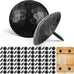 200 Pcs 1 Inch Large Iron Clavos Decorative Nails, Black