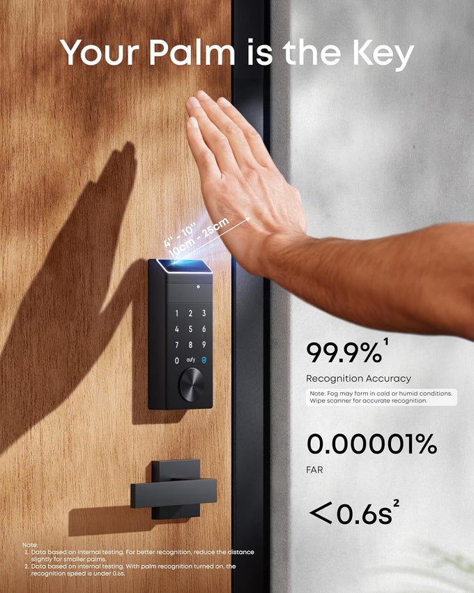 eufy Security Smart Lock FamiLock E34 with Palm Vein Recognition