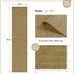 GoDear Design Faux Grasscloth Textured Wallpaper Cabinet Covers, Straw