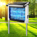 Solar Bug Zapper Outdoor, Mosquito Zapper 4500V Cordless Waterproof