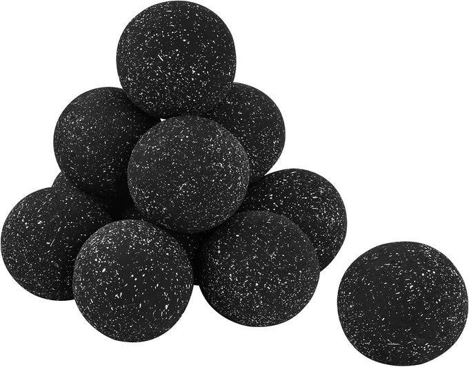 Skyflame 12PCS Fire Pit Ceramic Balls for Indoor Outdoor Fireplace