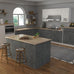 BAYYA Concrete Wallpaper Peel and Stick Wall Paper for Bedrooms Cement Wrap